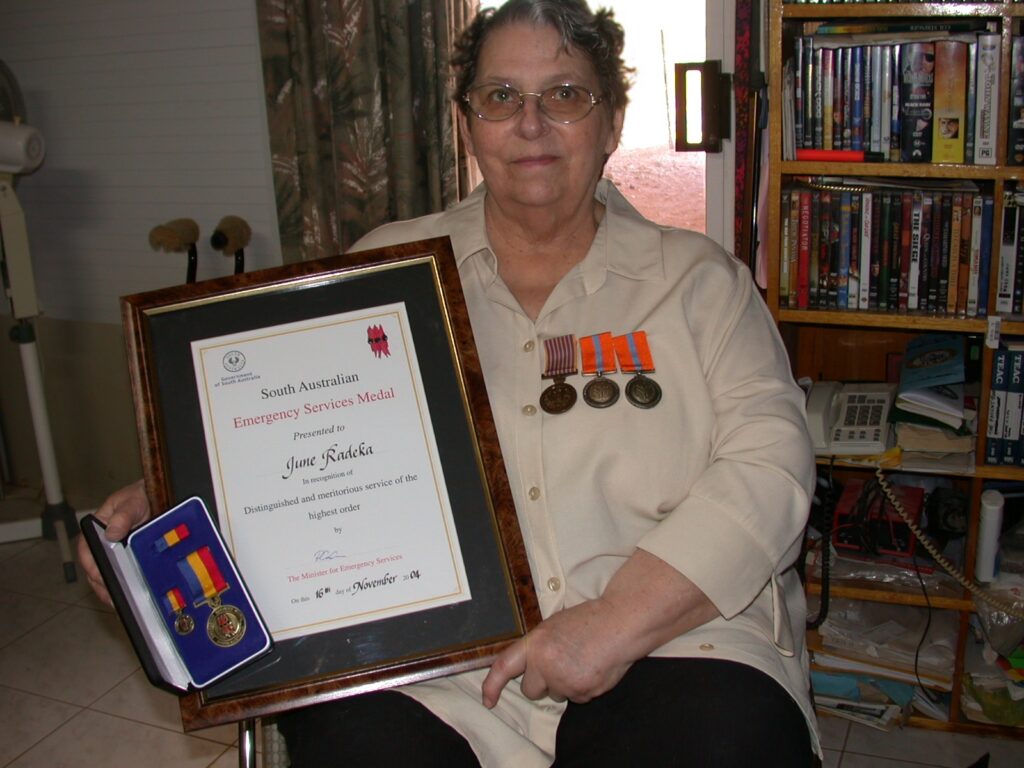 June Radeka’s commitment to Coober Pedy acknowledged